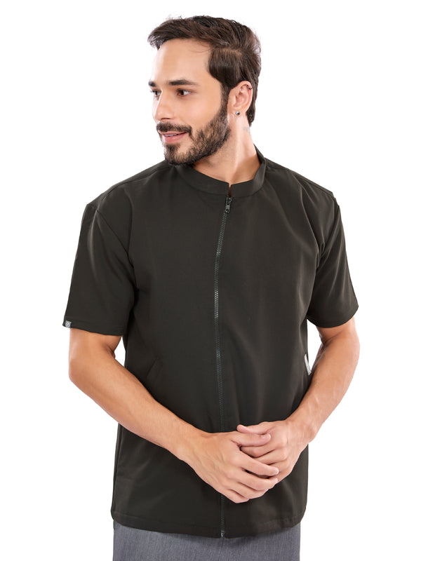 One Nation Half-Sleeve Unisex Sero Appron - Black