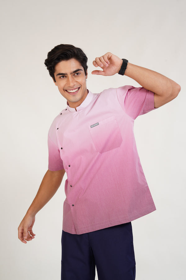 One Nation Spectrum Berry Pink Apron Male