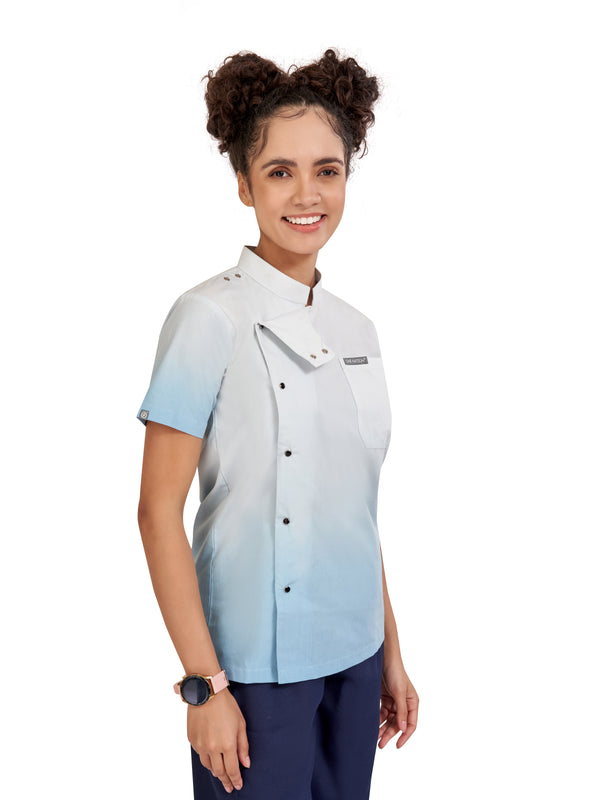 One Nation Spectrum Ocean Blue Apron Female