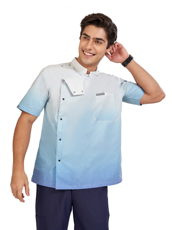 One Nation Spectrum Ocean Blue Apron Male